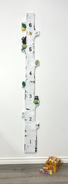 Woodland Bear - Birch with Bee Height Marker